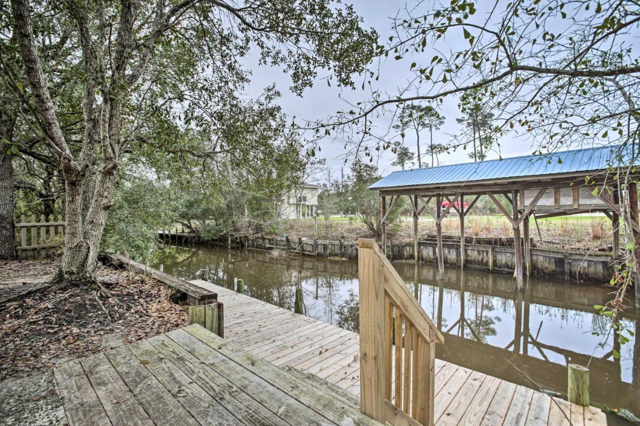 Waterfront Bay St Louis Beach House With Deck! Bay St. Louis Exteriör bild
